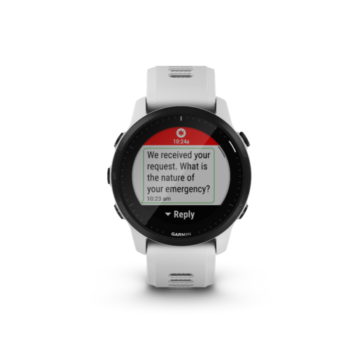 Forerunner 945 LTE Whitestone emergency