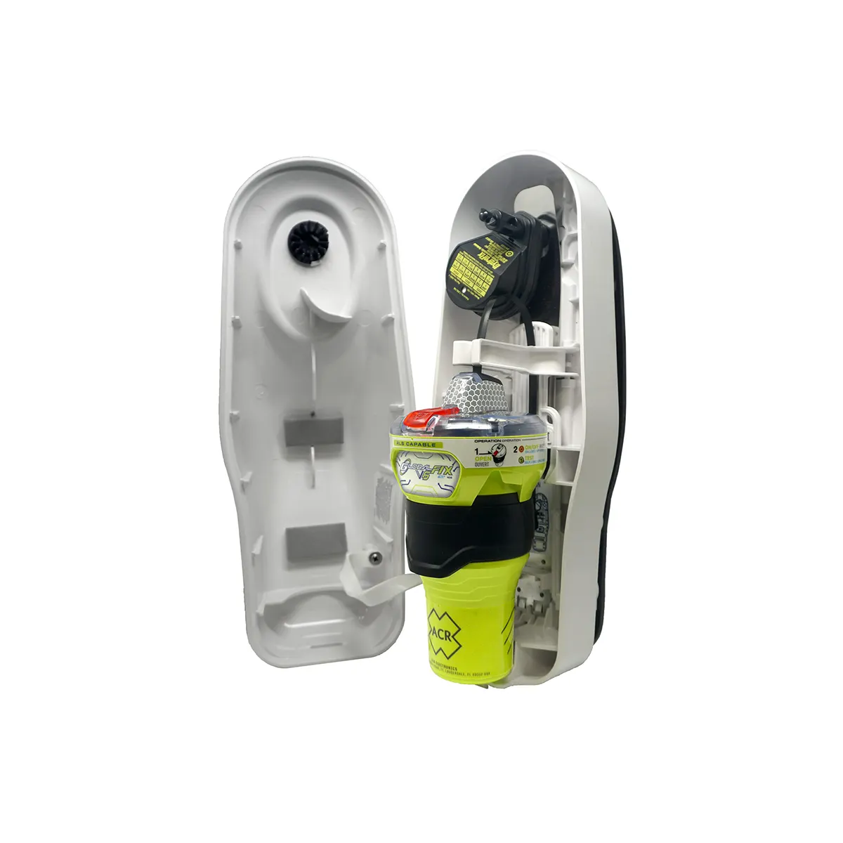 ACR GlobalFix V6 EPIRB in automatic release bracket