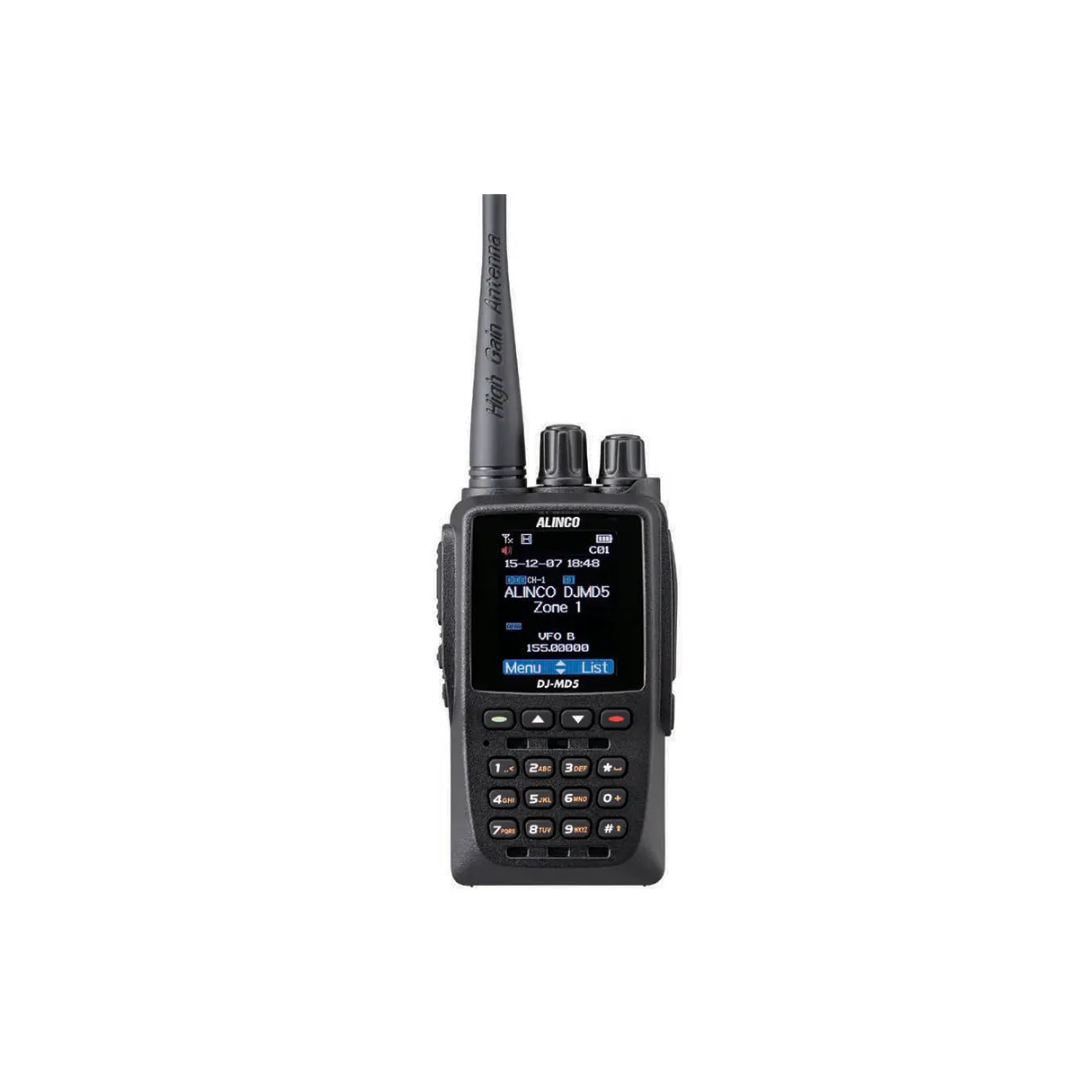 Alinco DJ-MD5FXT close up