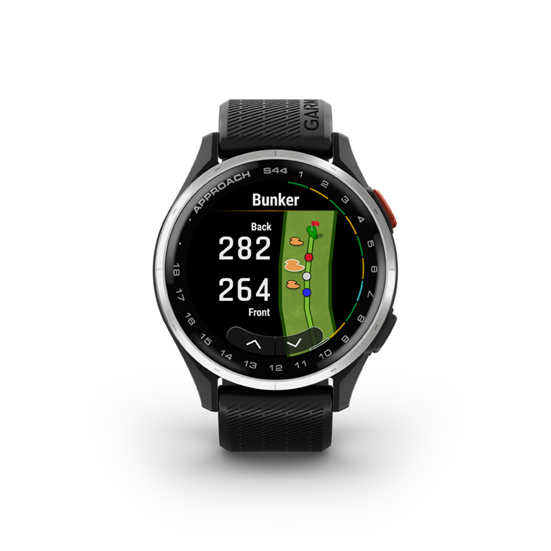 Garmin Approach S44 Black hazard and membership