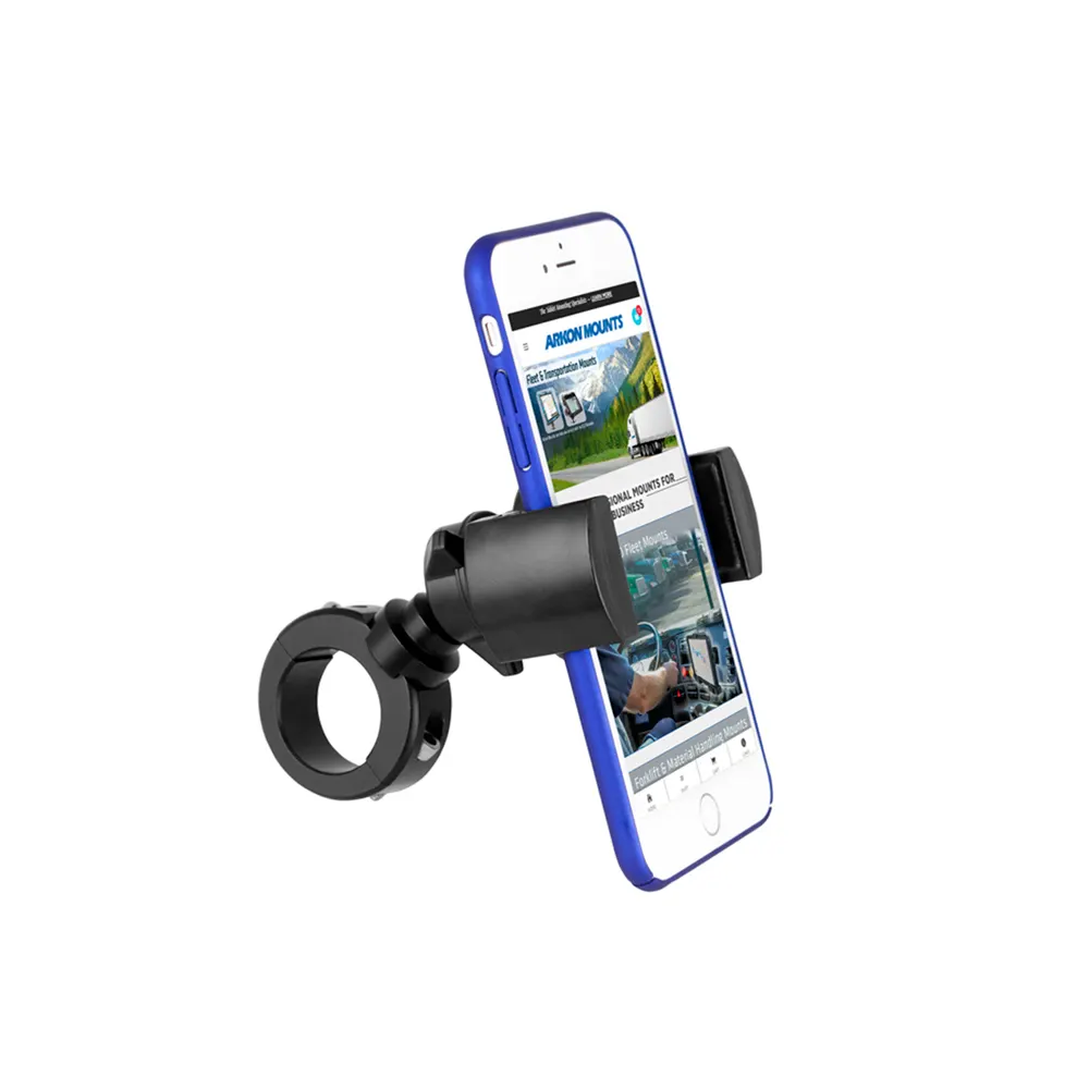 Arkon RoadVise Motorcycle Phone Mount with phone mounted