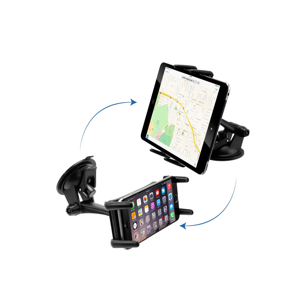 Arkon SM679 Slim-Grip Ultra Sticky Suction Windshield or Dash Phone Car Mount device interchange