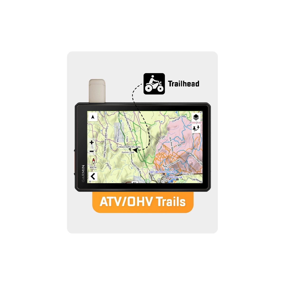 Backroad GPS maps - ATV and OHV trails