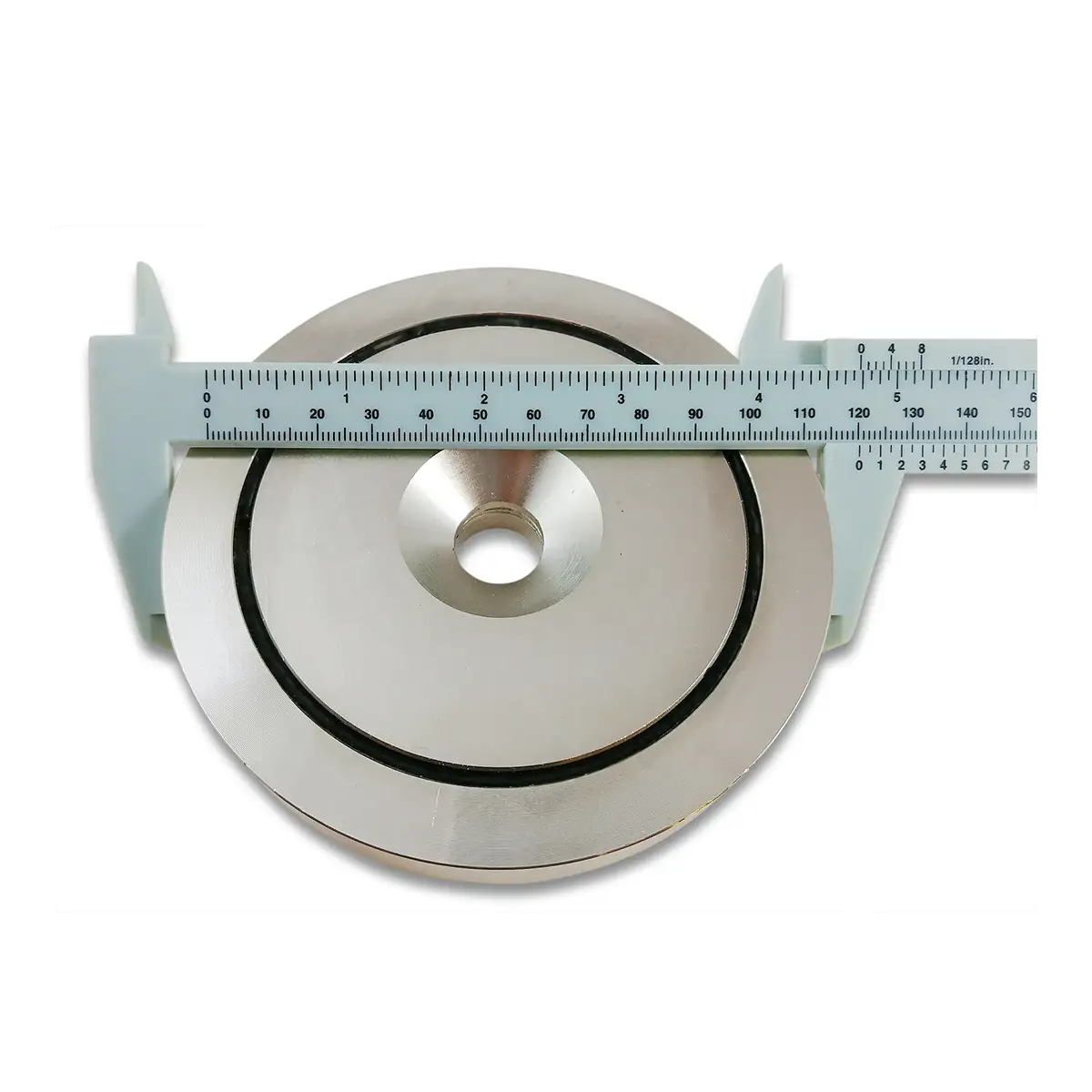 Brute Box Double Sided 1,200lb Magnet Fishing Bundle magnet measurement