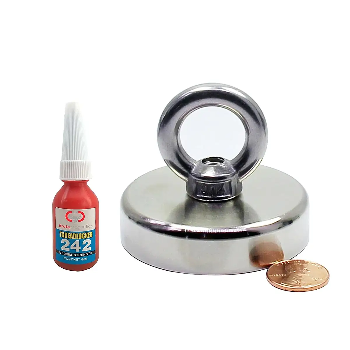 Brute Box Junior - 425lb Magnet Fishing Bundle magnet and treadlocker