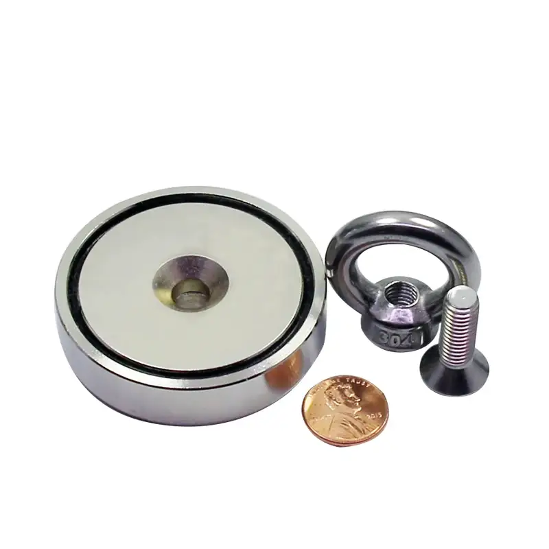 Brute Box Junior - 425lb Magnet Fishing Bundle magnet taken apart