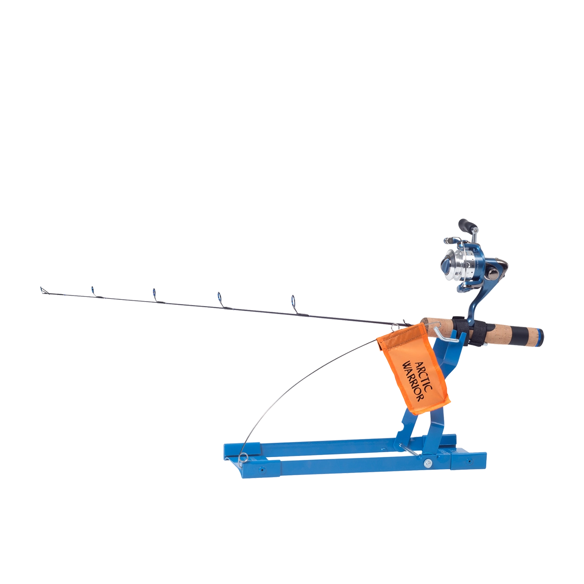 Clam Outdoors Arctic Warrior Tip Up with rod