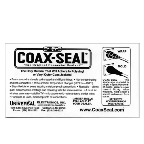 Coax Seal – 1/2 inch x 10 inch Strips