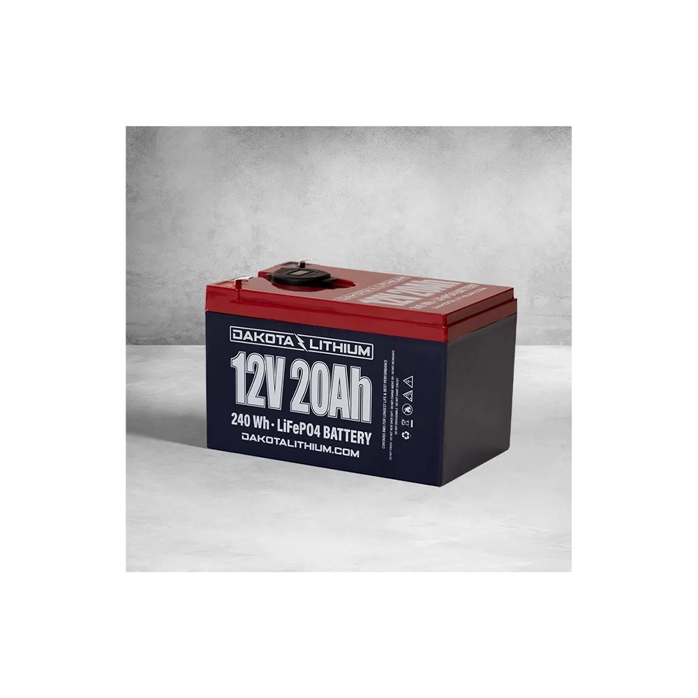 Dakota 12v 20Ah lithium battery for outdoor equipment, fish finders, ice fishing auger, scooters and more
