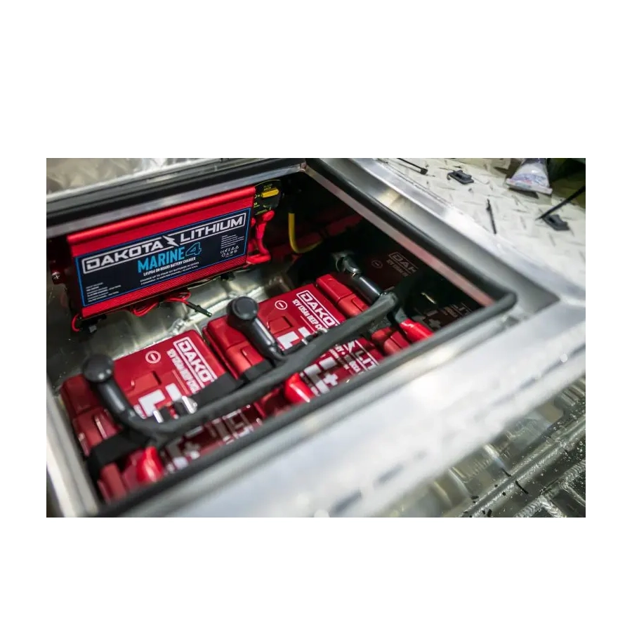 Dakota Lithium Marine 4 bank inside