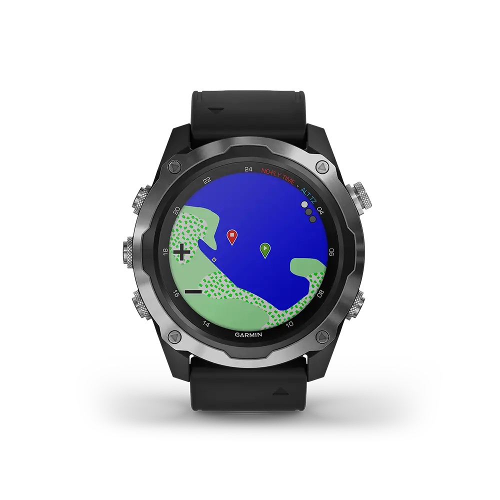 Garmin Descent Mk2 map page