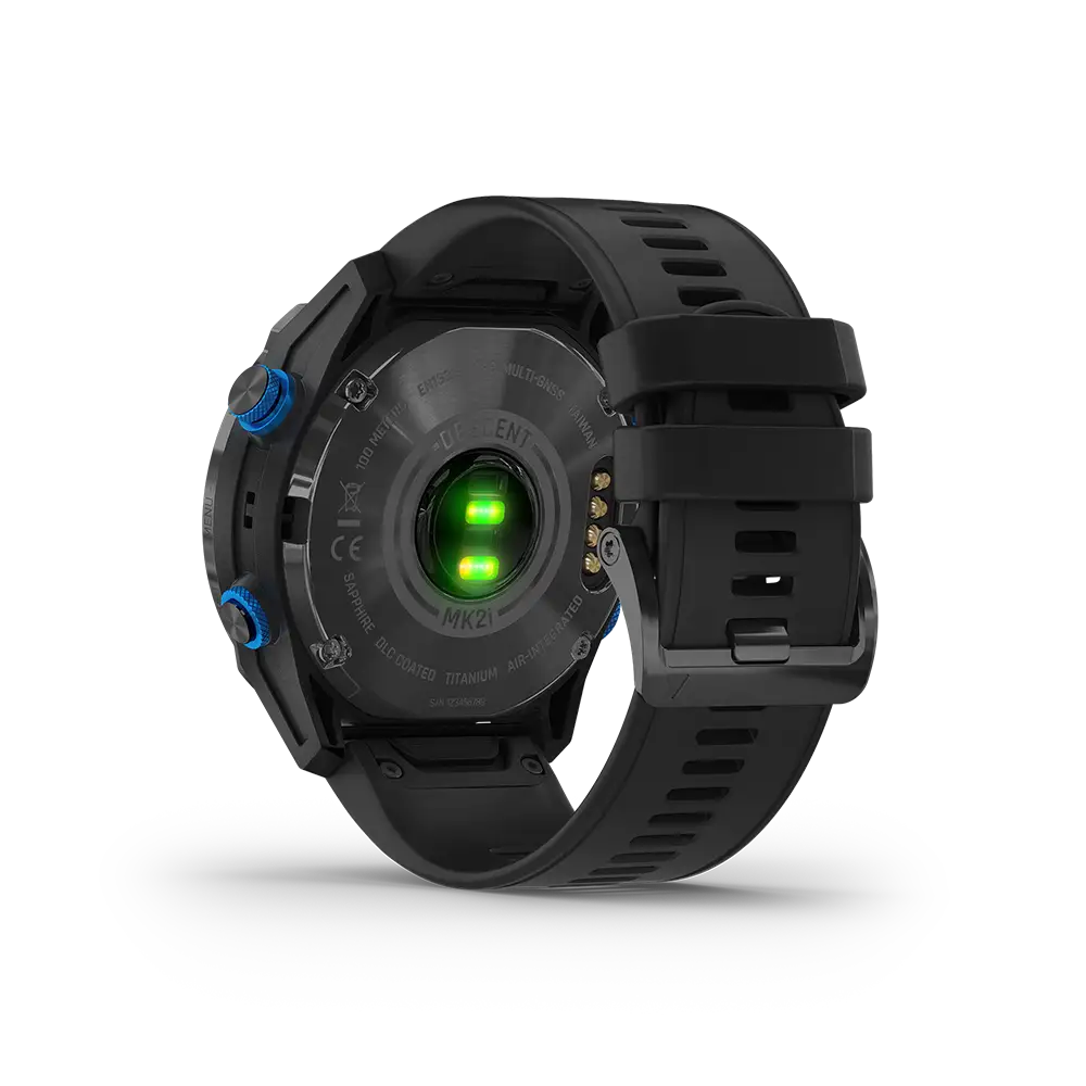 Garmin Descent Mk2i back with heart rate monitor