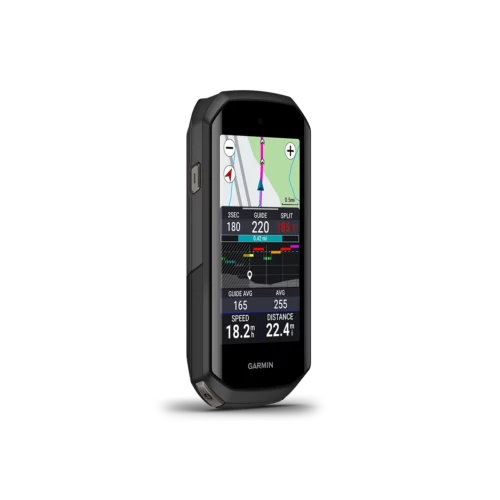 Garmin Edge 1050 right angle power guide cycling data