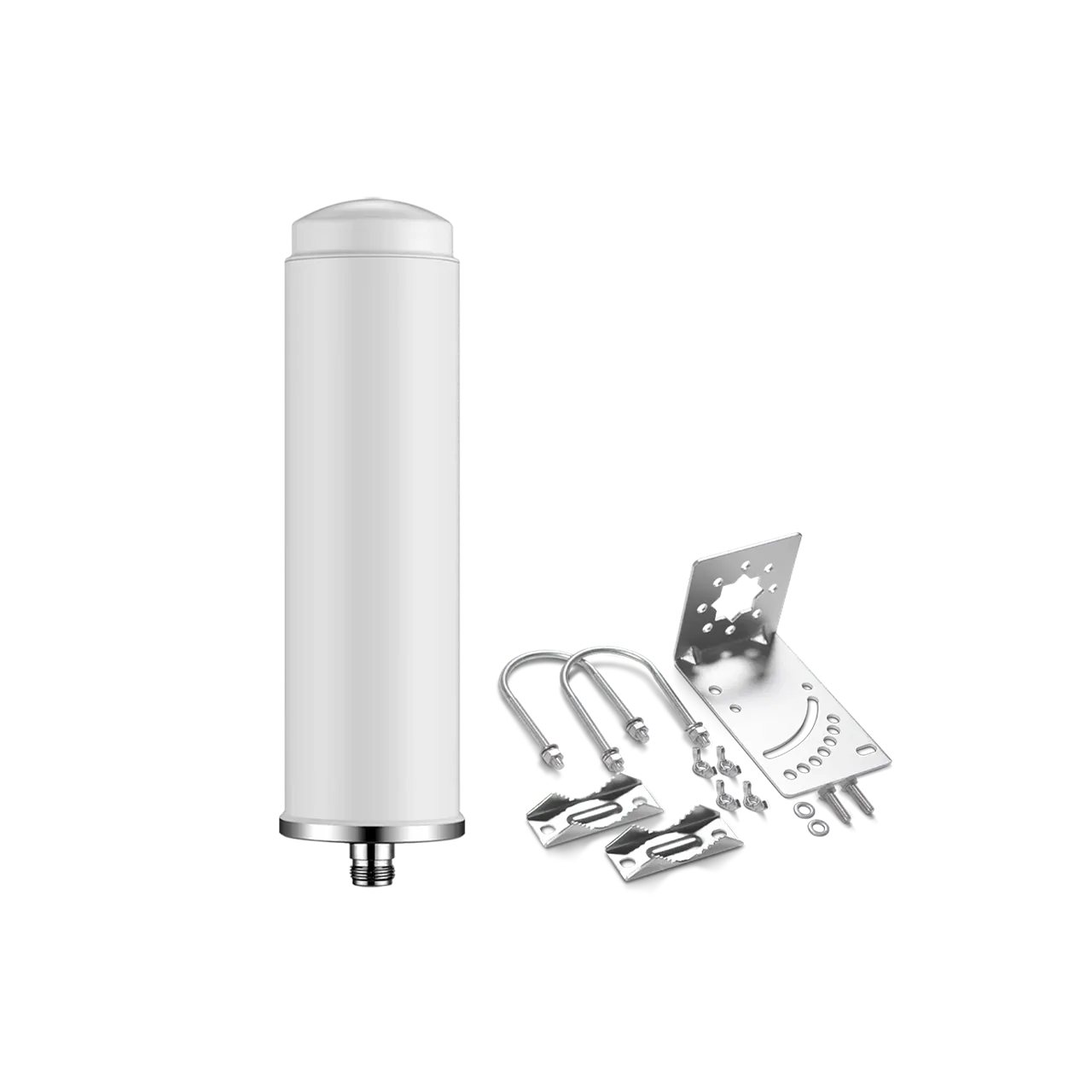 SureCall Fusion2Go 3.0 RV Signal Booster Kit antenna and hardware