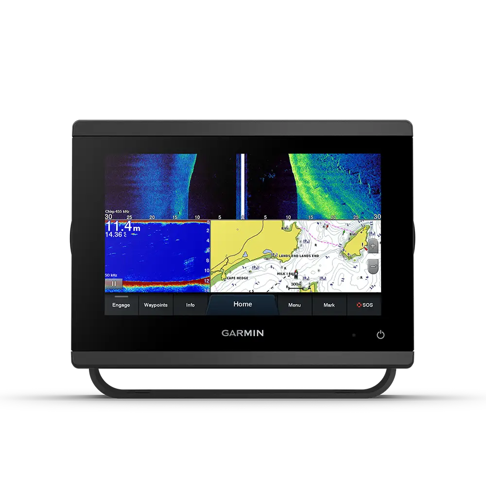 Garmin GPSMAP 723xsv split screen