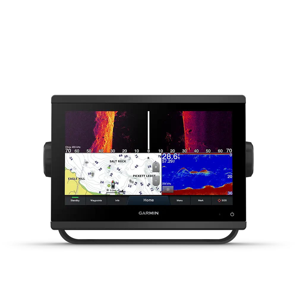 Garmin GPSMAP 943xsv split screen view