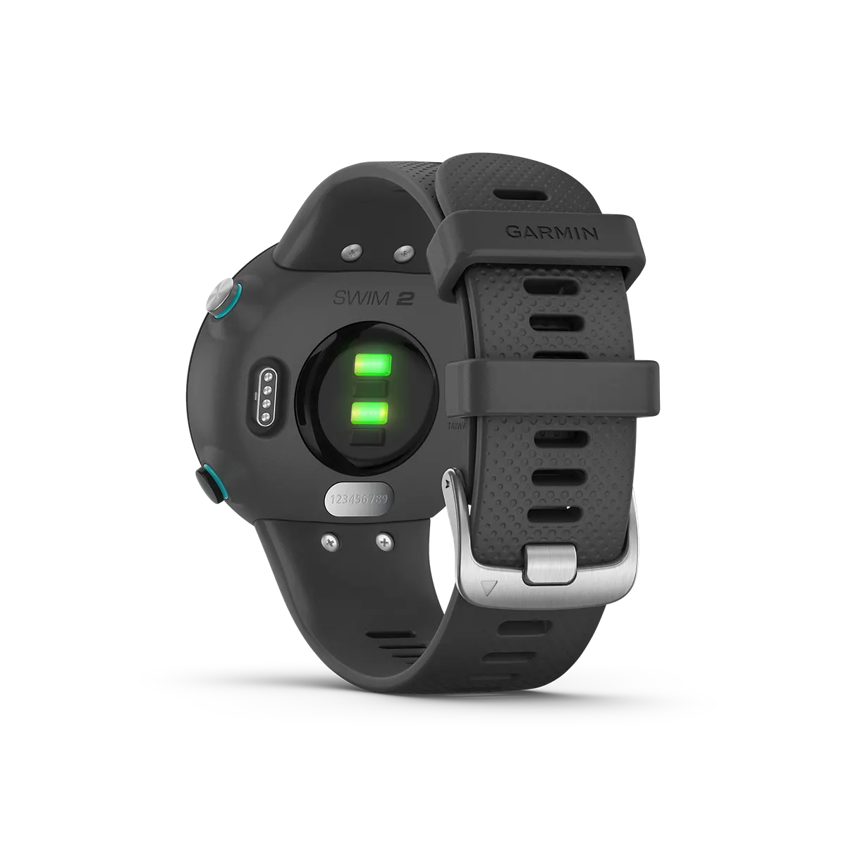 Garmin Swim 2 in slate back with heart rate monitor