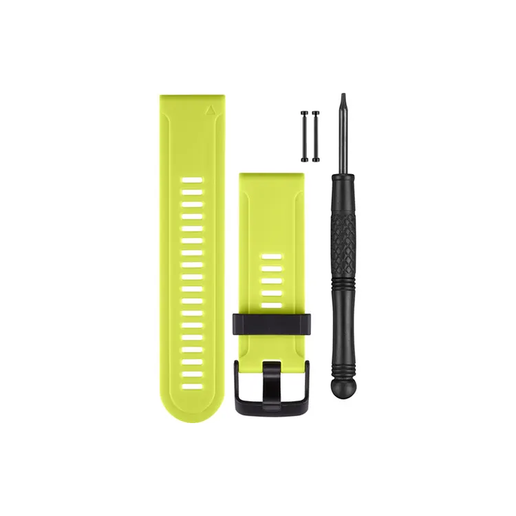 Garmin fenix 3 green silicone band