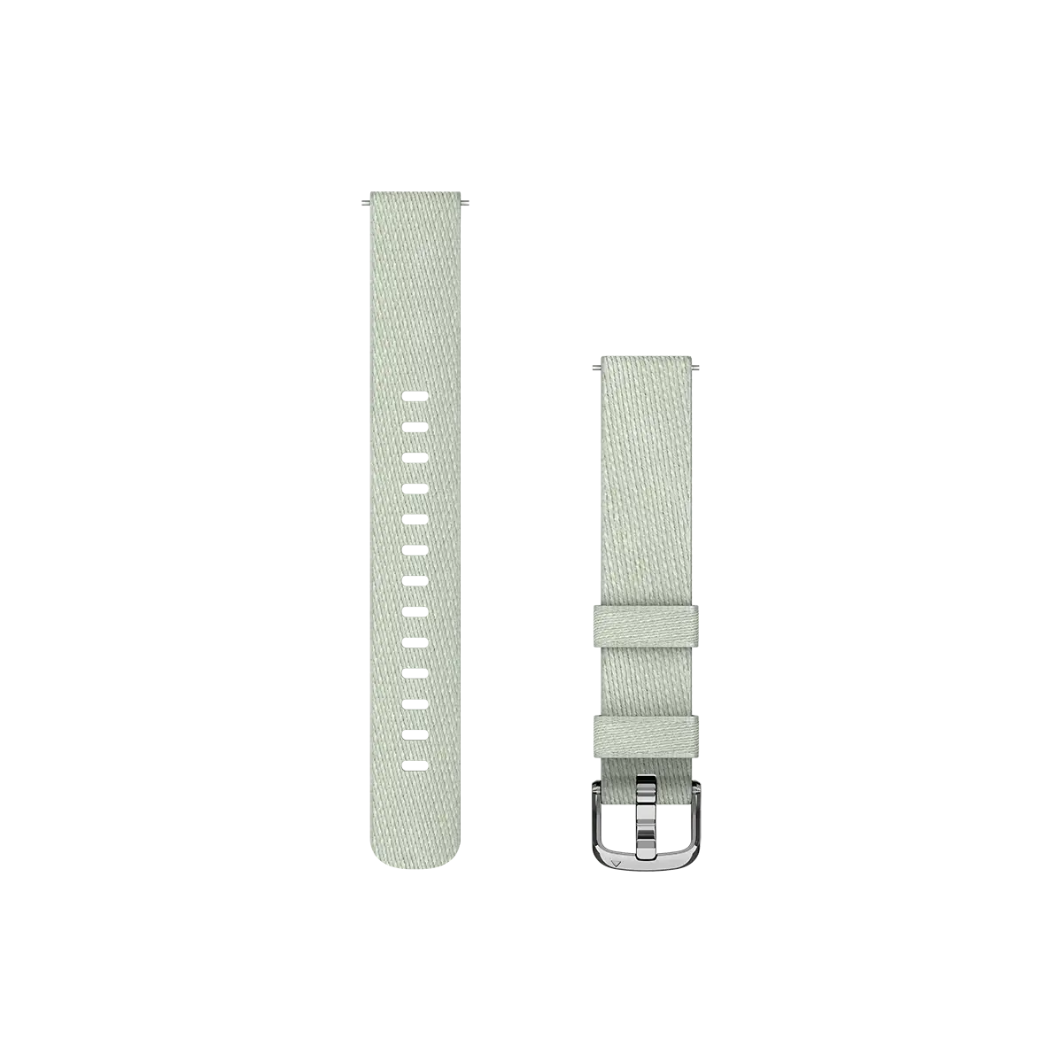 Garmin Lily 2 Bands (14 mm), Sage Gray Fabric with Silver Hardware (010-13302-11)
