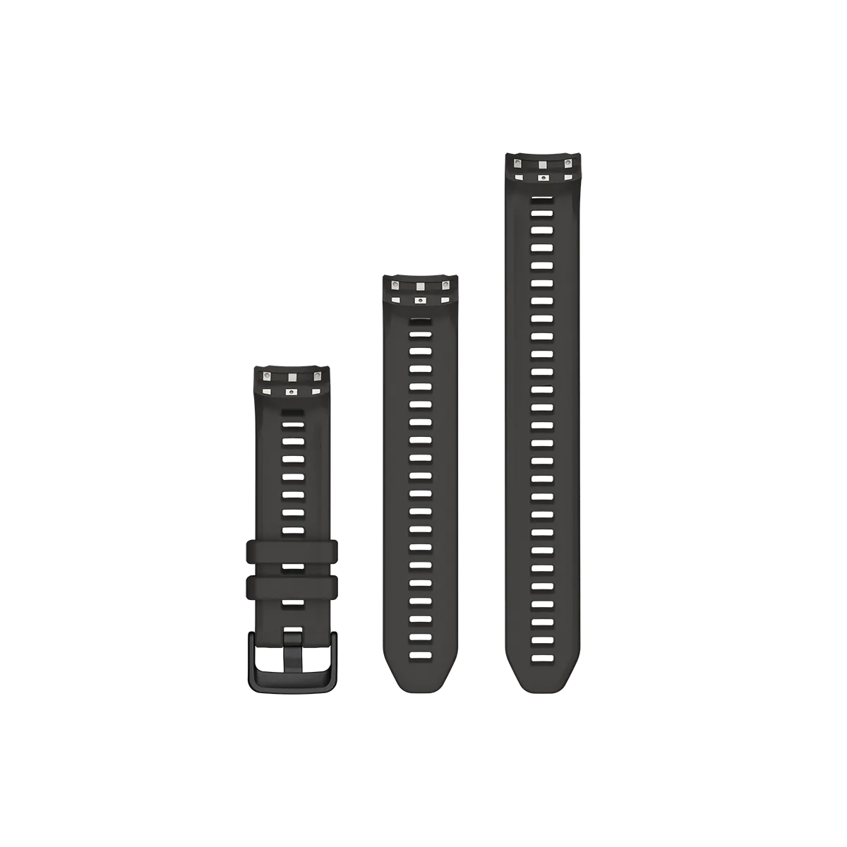 graphite 20mm watch band back view
