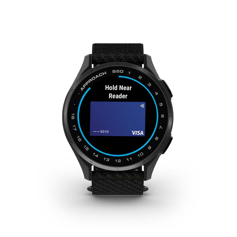 Garmin Approach S50 Black garmin pay