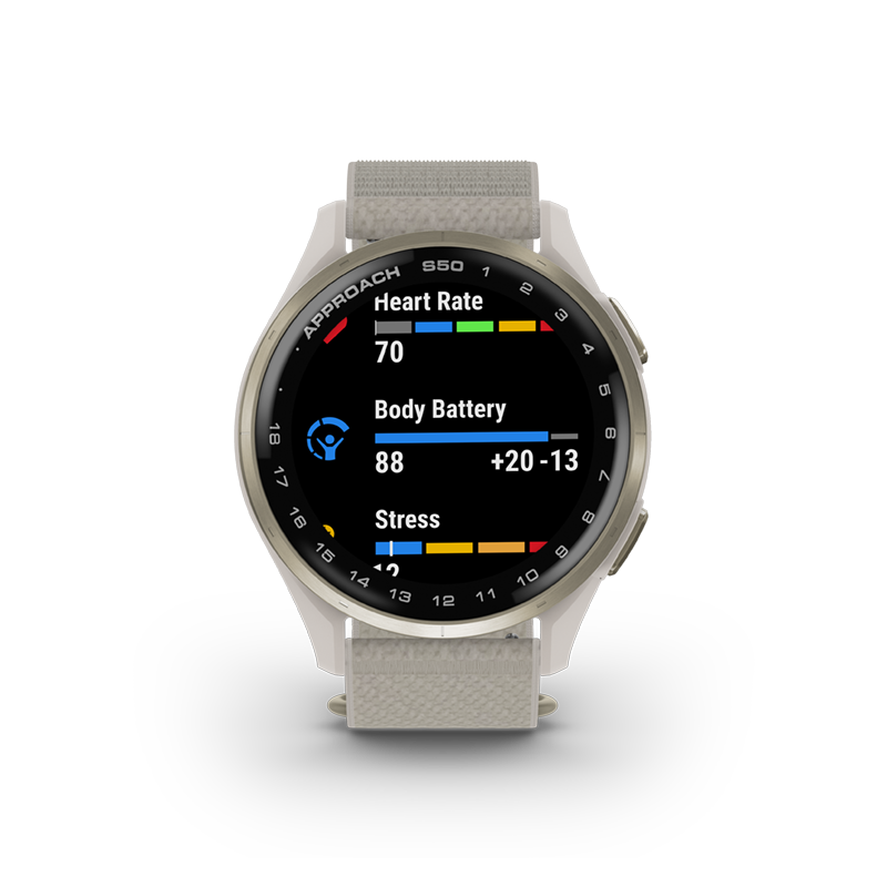 Garmin Approach S50 Ivory wellness