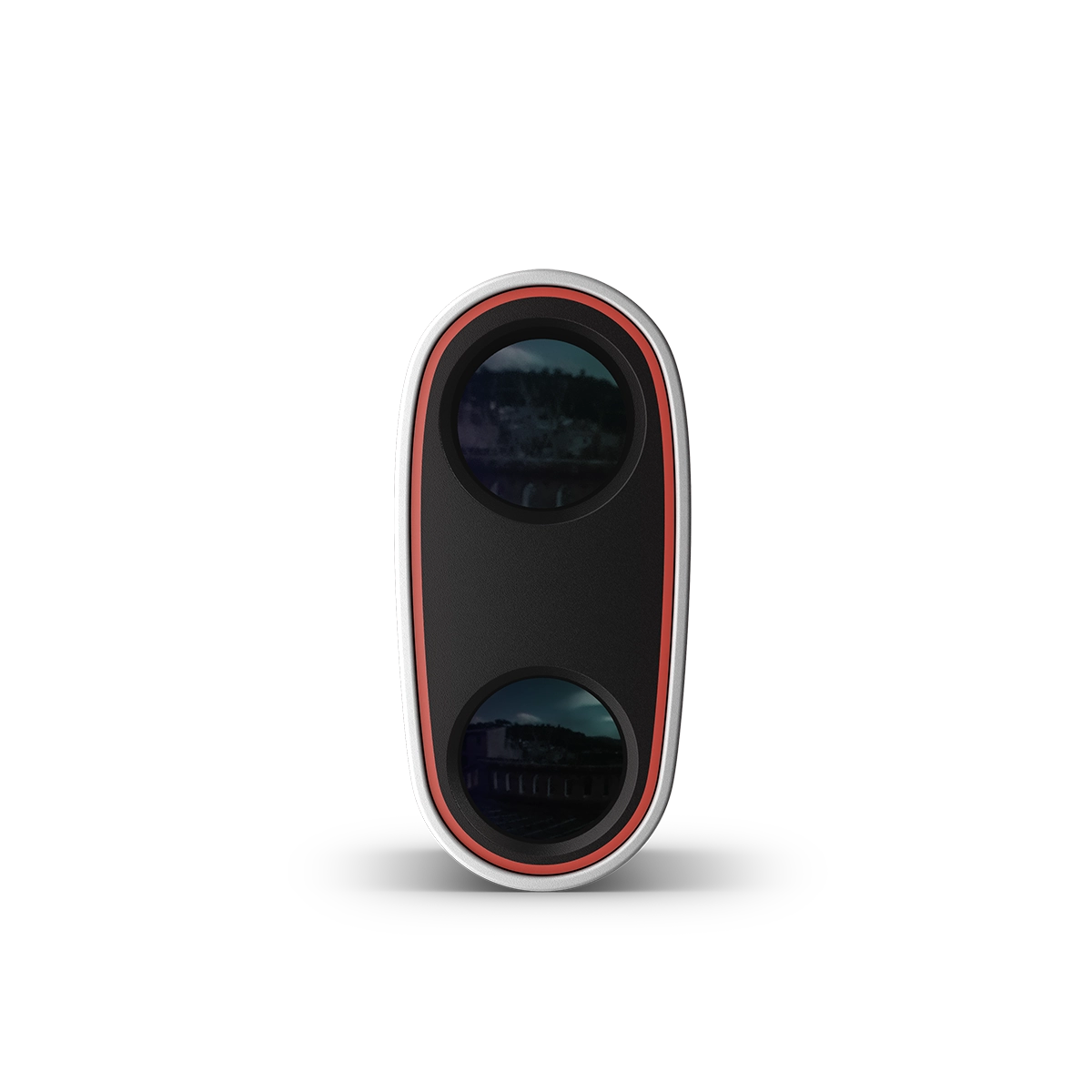 Garmin Z30 rangefinder front view of viewfinder lenses for golf