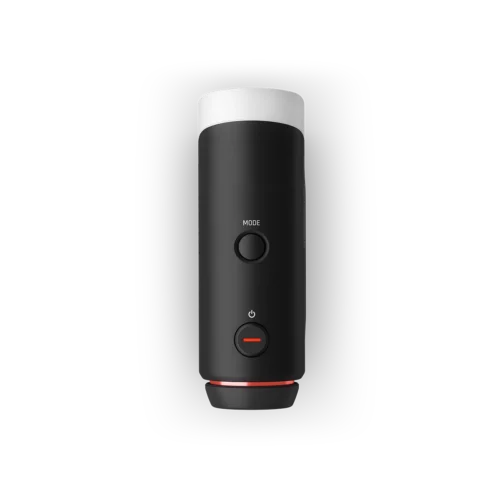 Garmin Approach Z30 laser rangefinder top view with mode and power buttons