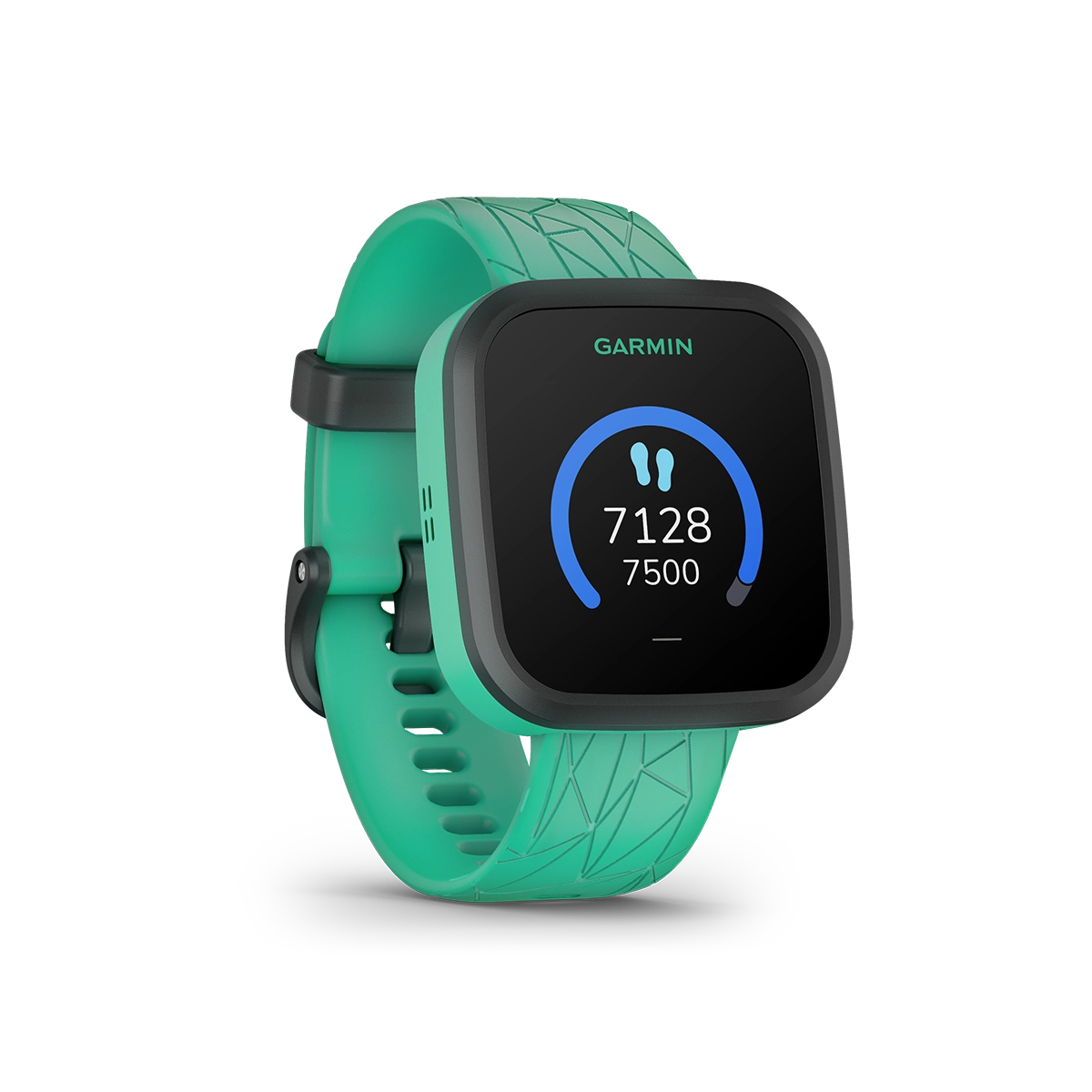 Garmin Bounce in Green Burst steps screen