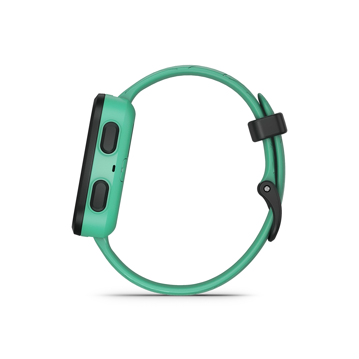 Garmin Bounce in Green Burst button side