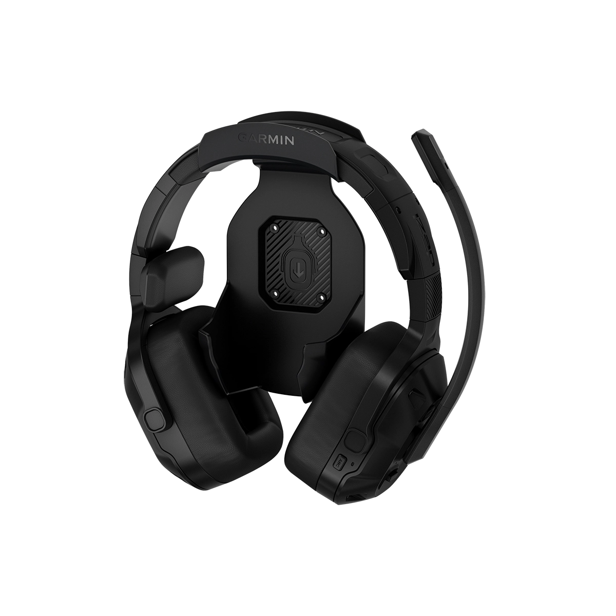 Garmin dezl headset 210 on cradle