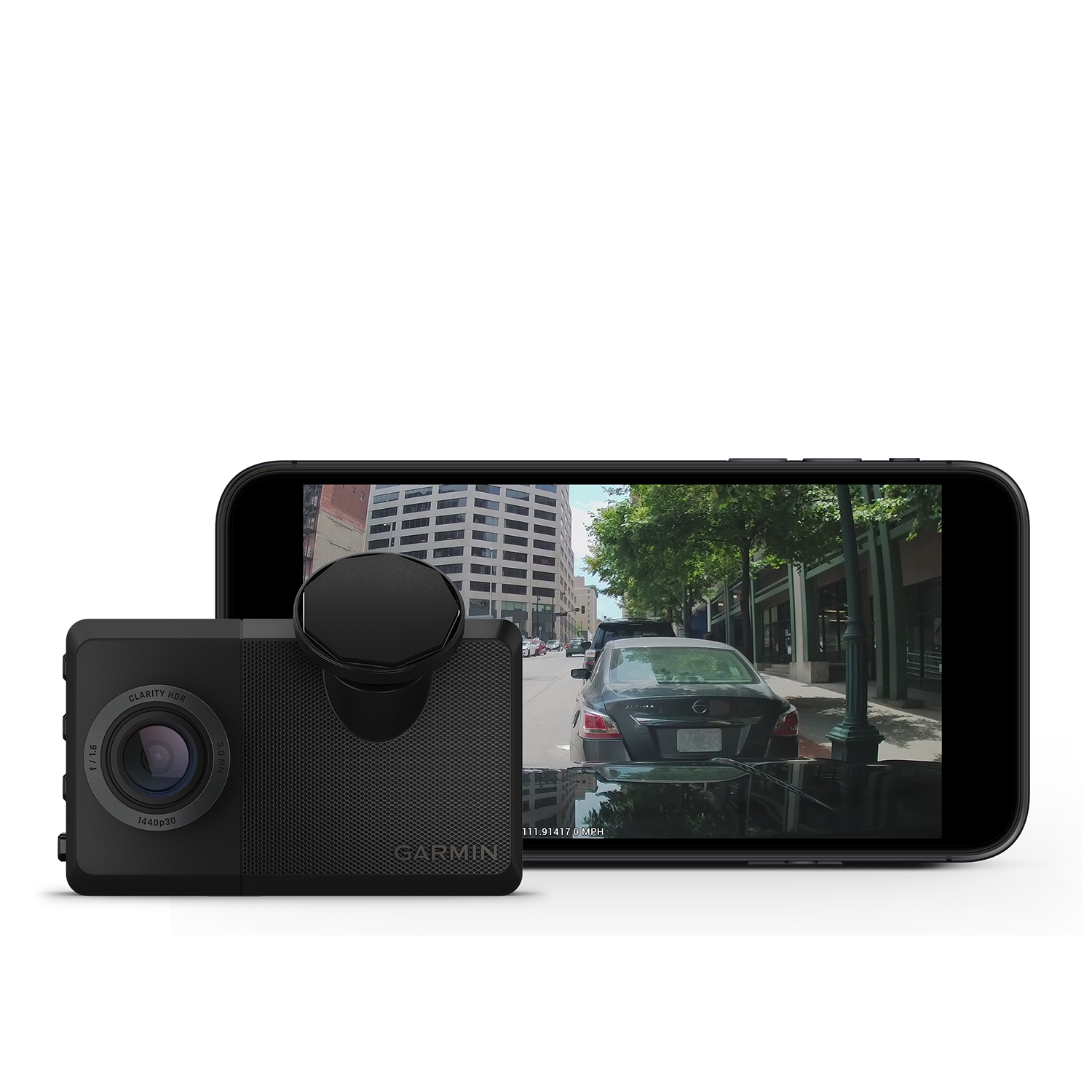 Garmin DashCam Live with app with footage