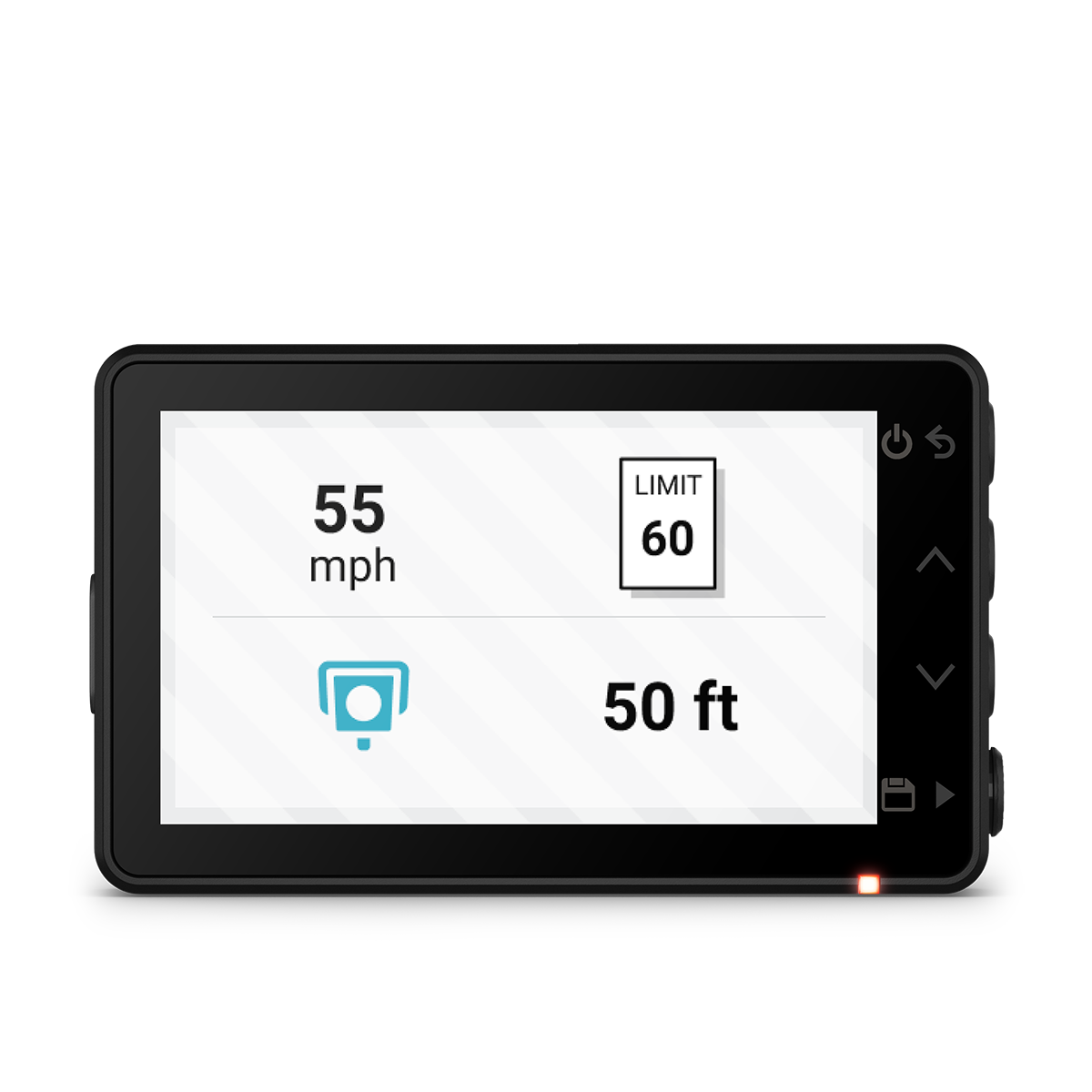 Garmin Dash Cam X110 redlight cam speed