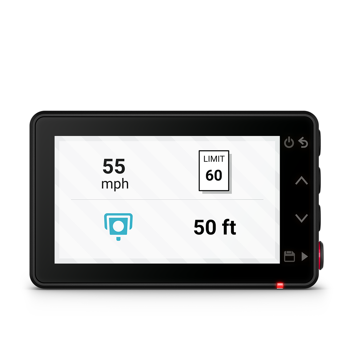 Garmin Dash Cam X210 redlight cam and speed