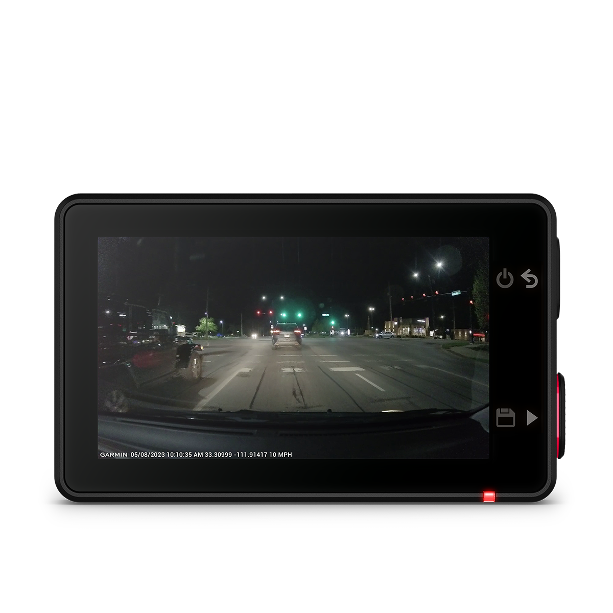 Garmin Dash Cam X310 night view