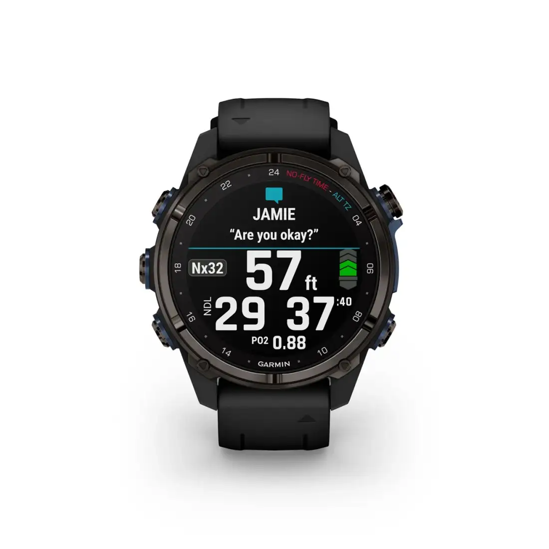 Garmin Descent Mk3i black - large numbers mode