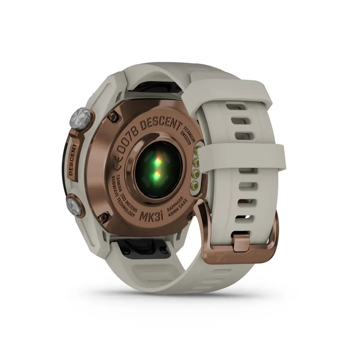 Garmin Descent Mk3i bronze - heart rate monitor view