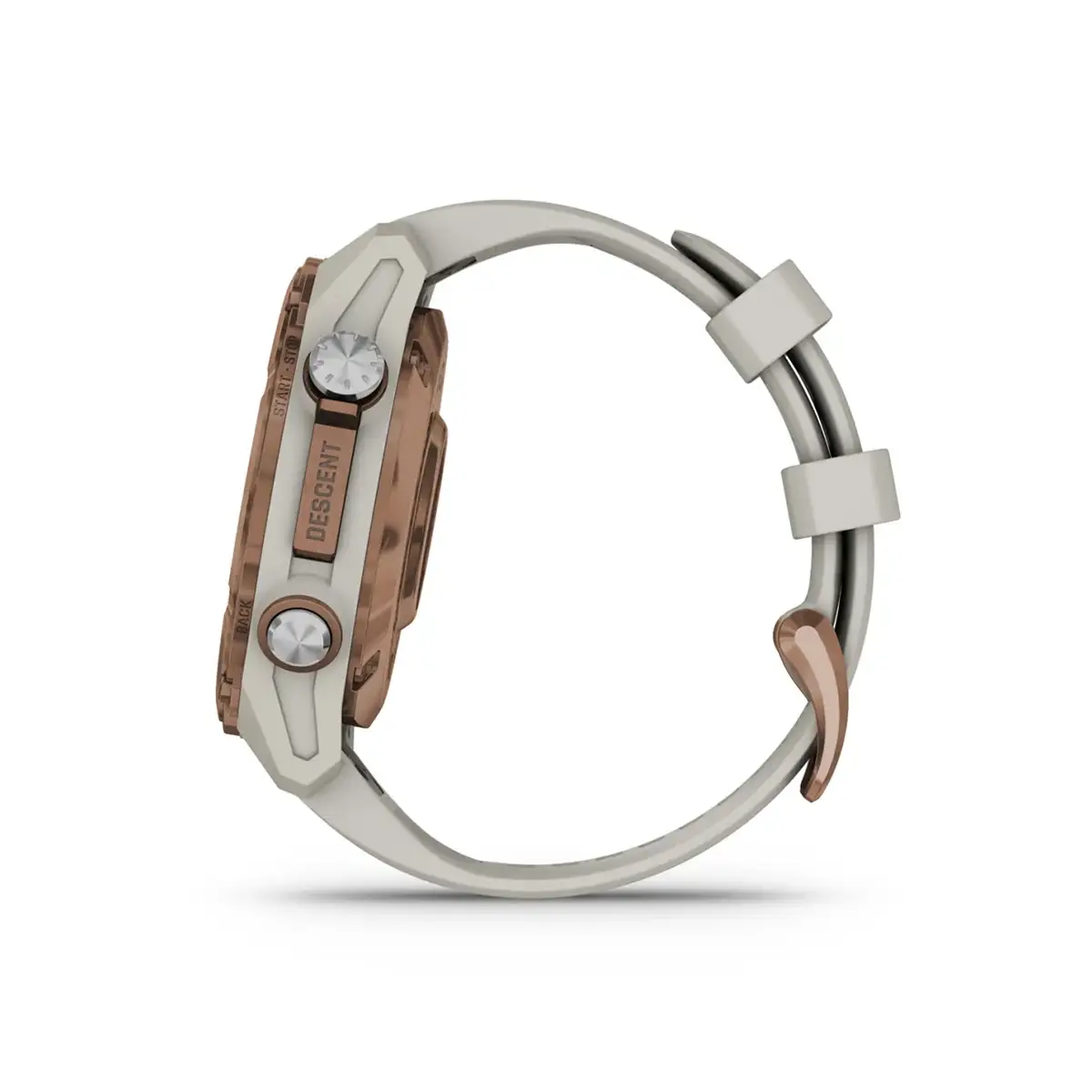 Garmin Descent Mk3i bronze - left buttons view
