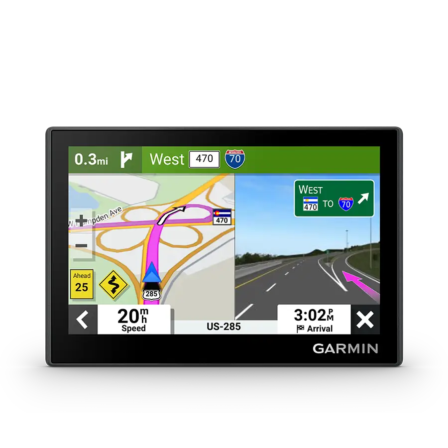 Garmin Drive 53 with Garmin Real Directions screen