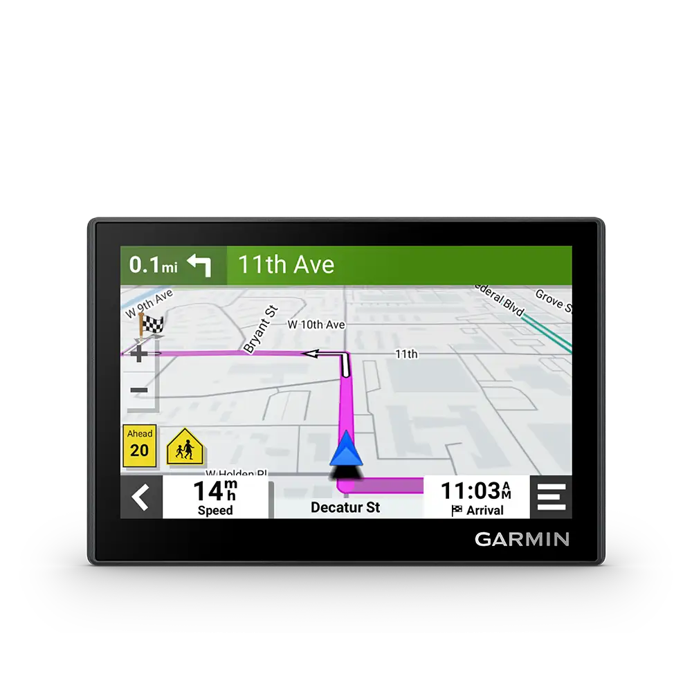Garmin Drive 53 with navigation screen