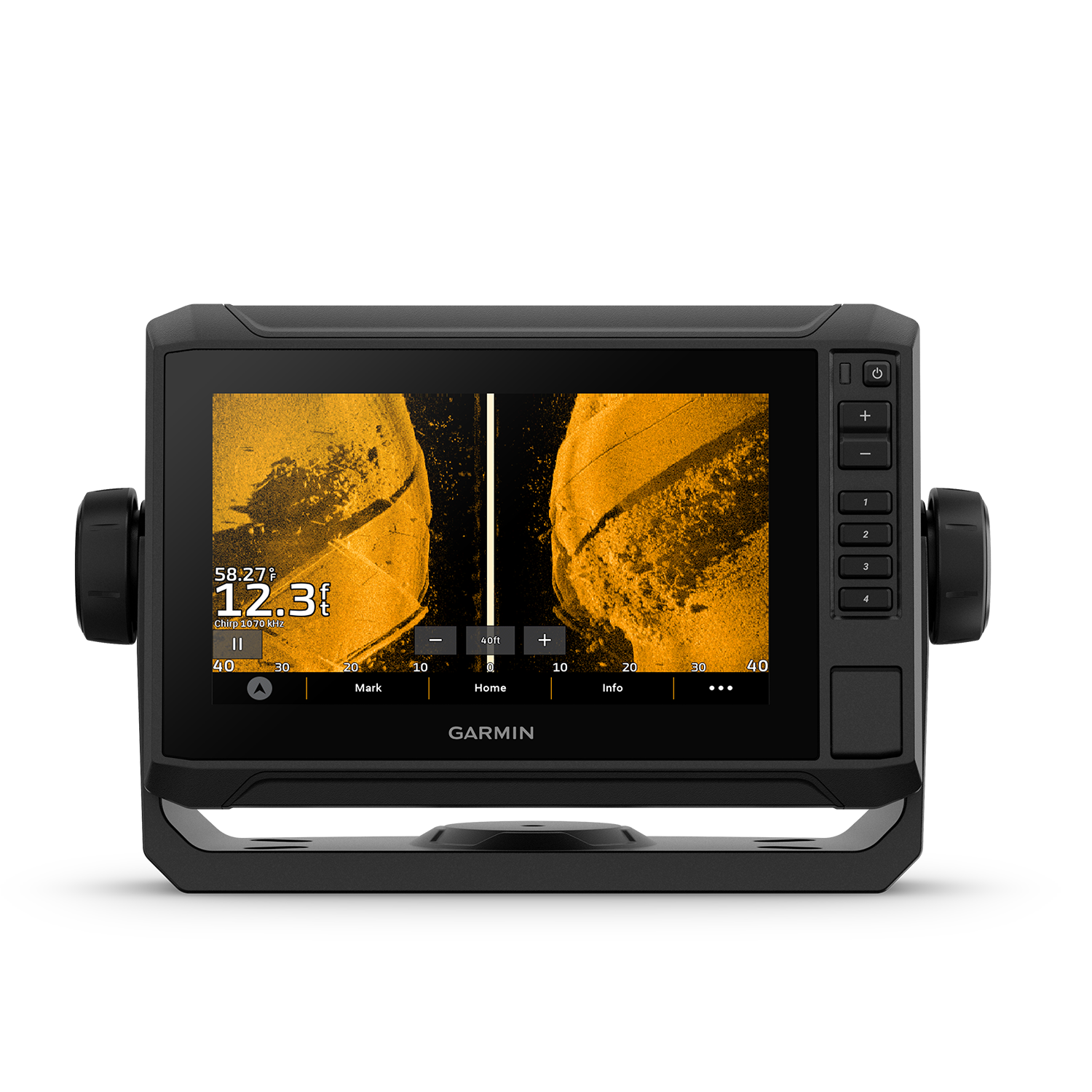 Garmin ECHOMAP UHD2 7sv side vu
