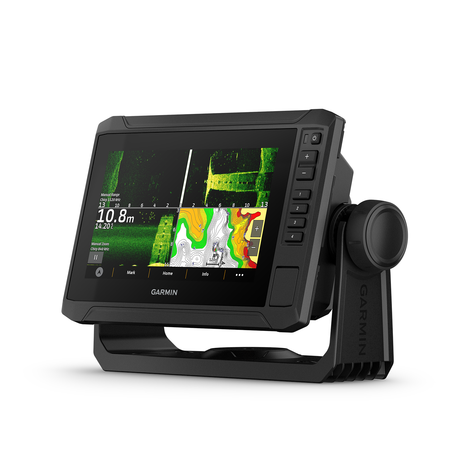 Garmin ECHOMAP UHD2 7sv left angled