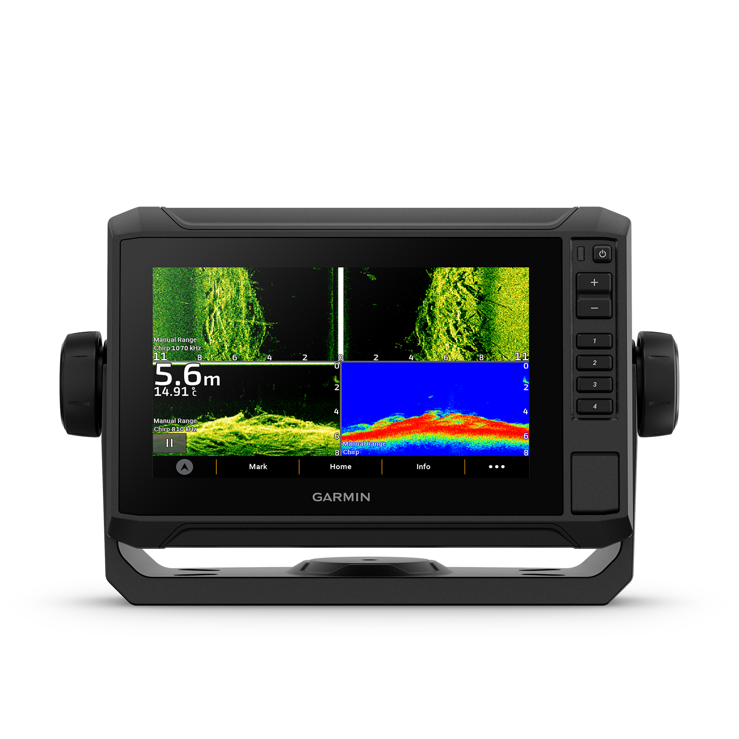 Garmin ECHOMAP UHD2 7sv split screen