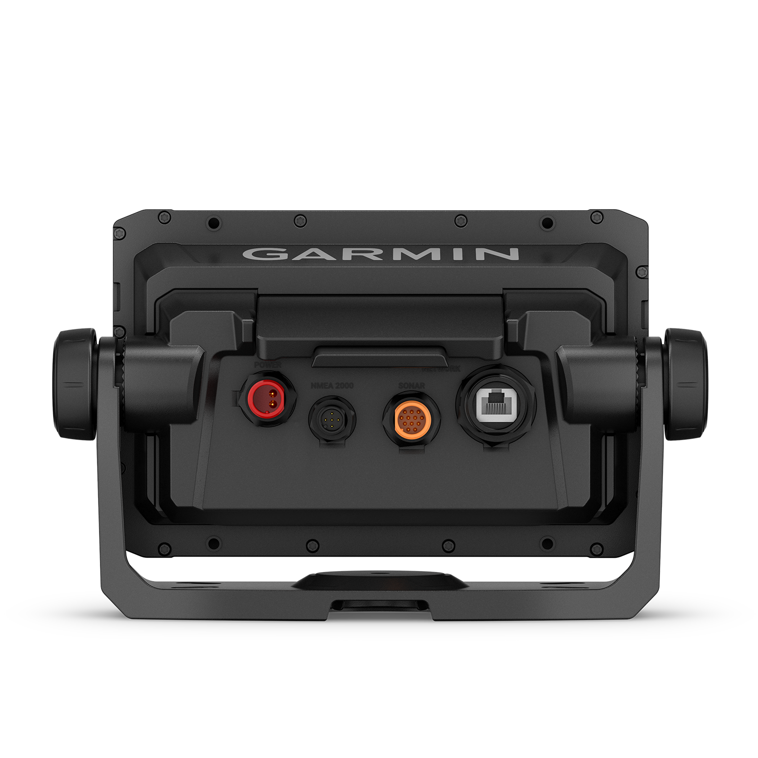 Garmin ECHOMAP UHD2 7sv rear side with connections
