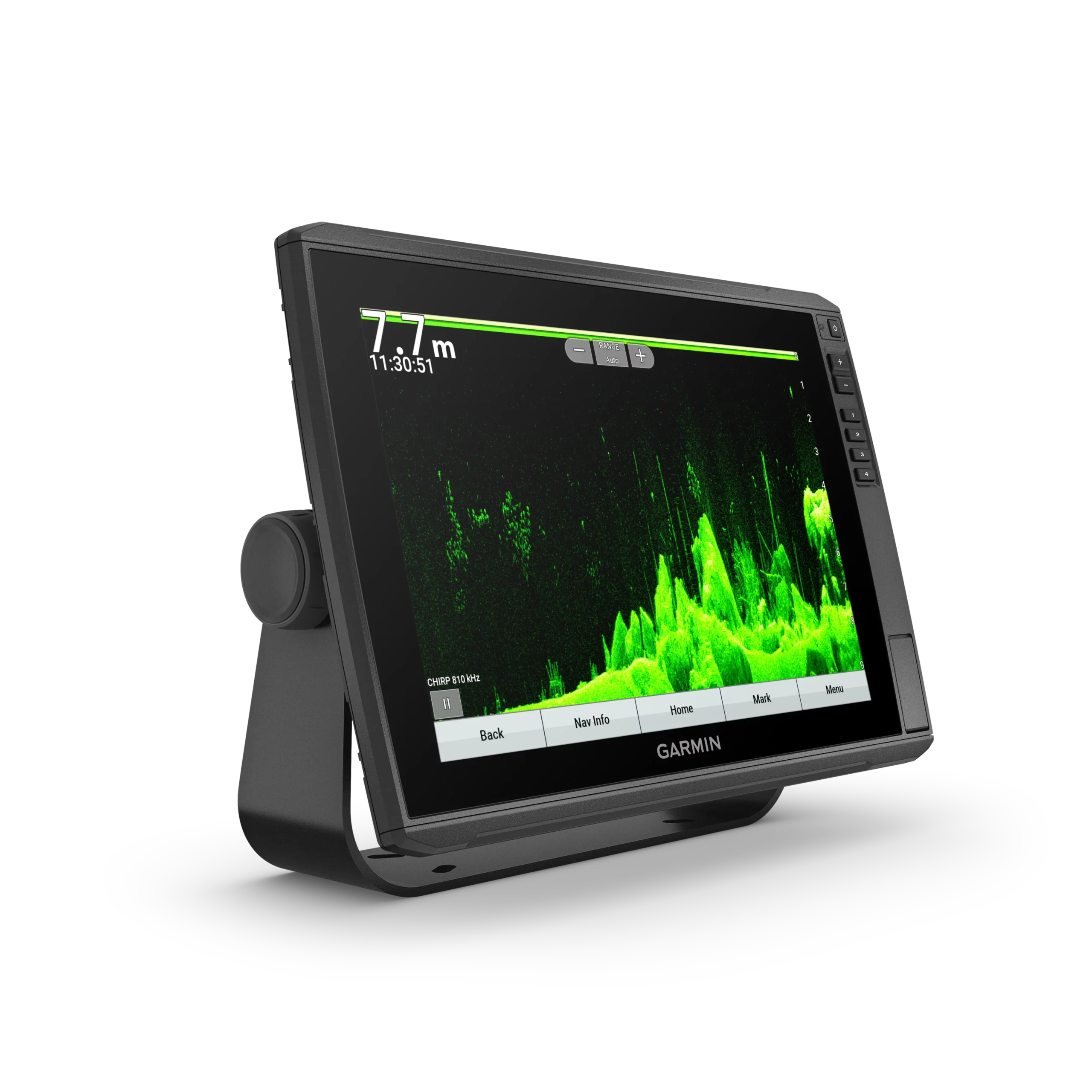 Garmin ECHOMAP Ultra 122sv tilted right
