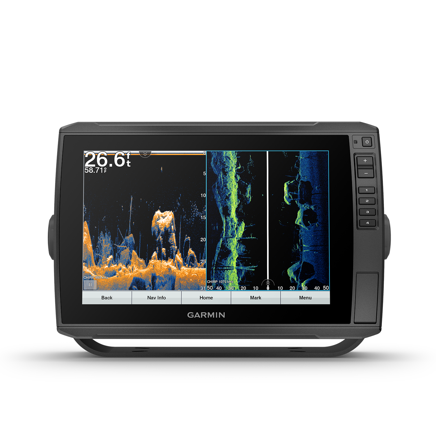 Garmin ECHOMAP Ultra 106sv Chartplotters GN+ split screen