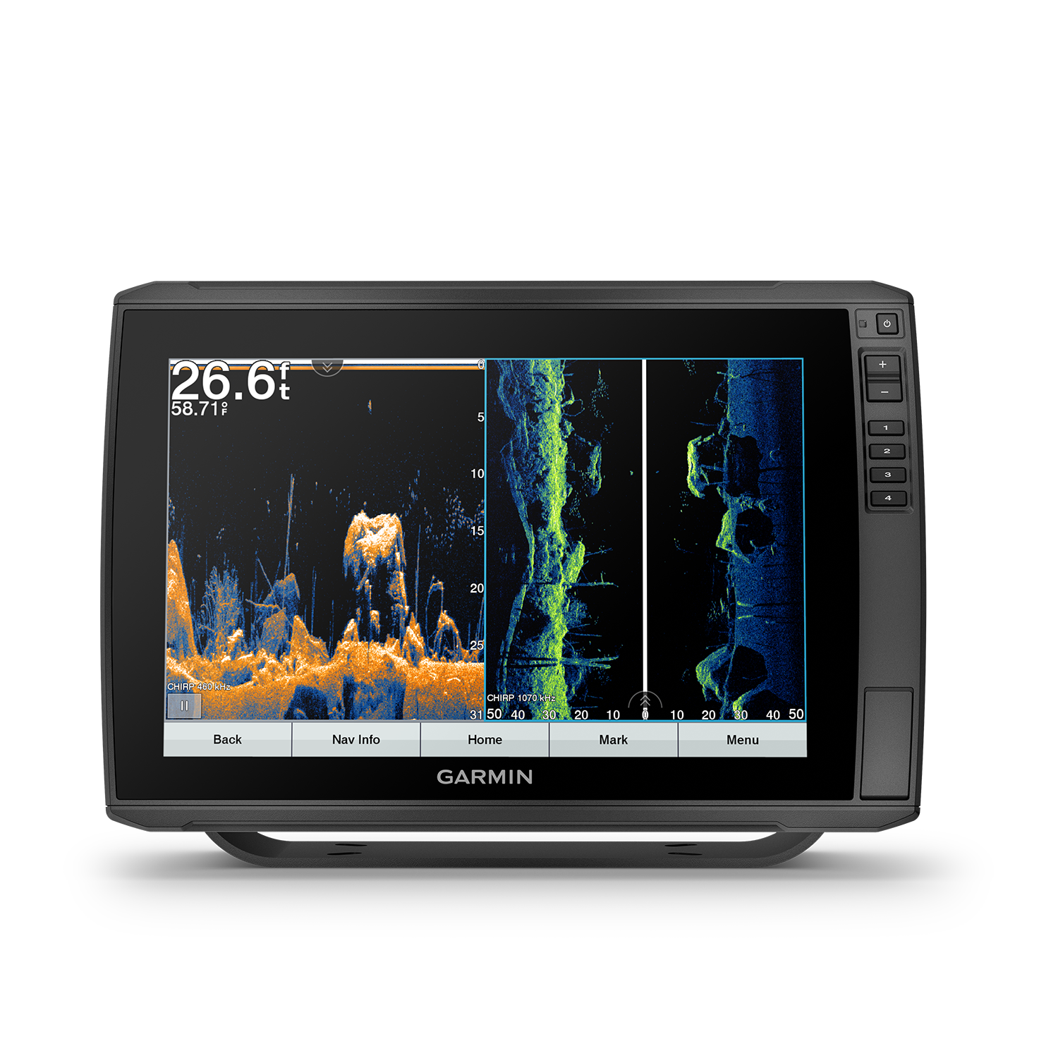 Garmin ECHOMAP Ultra 126sv marine chartplotter Garmin Navionics+
