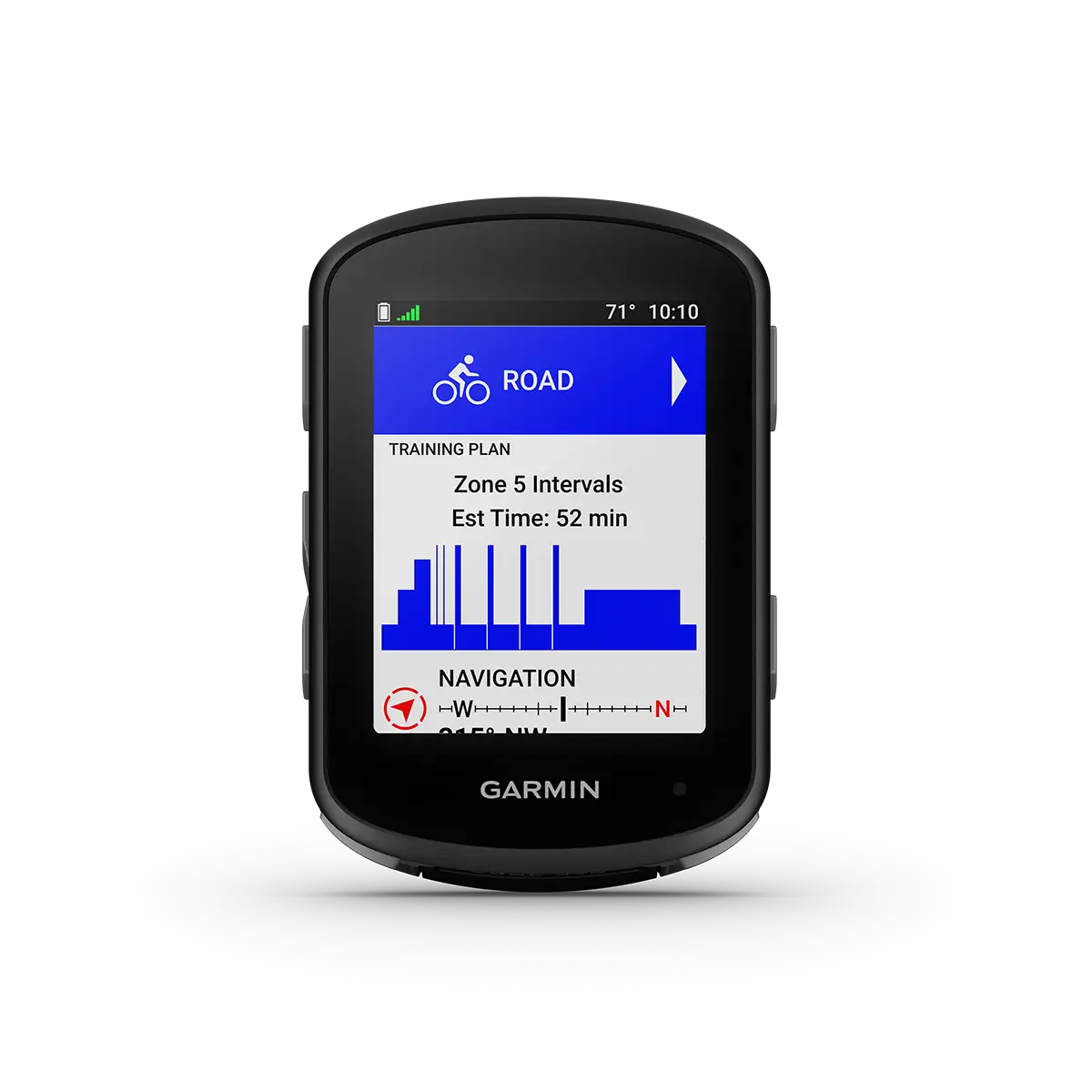 Garmin Edge 540 training plan screen