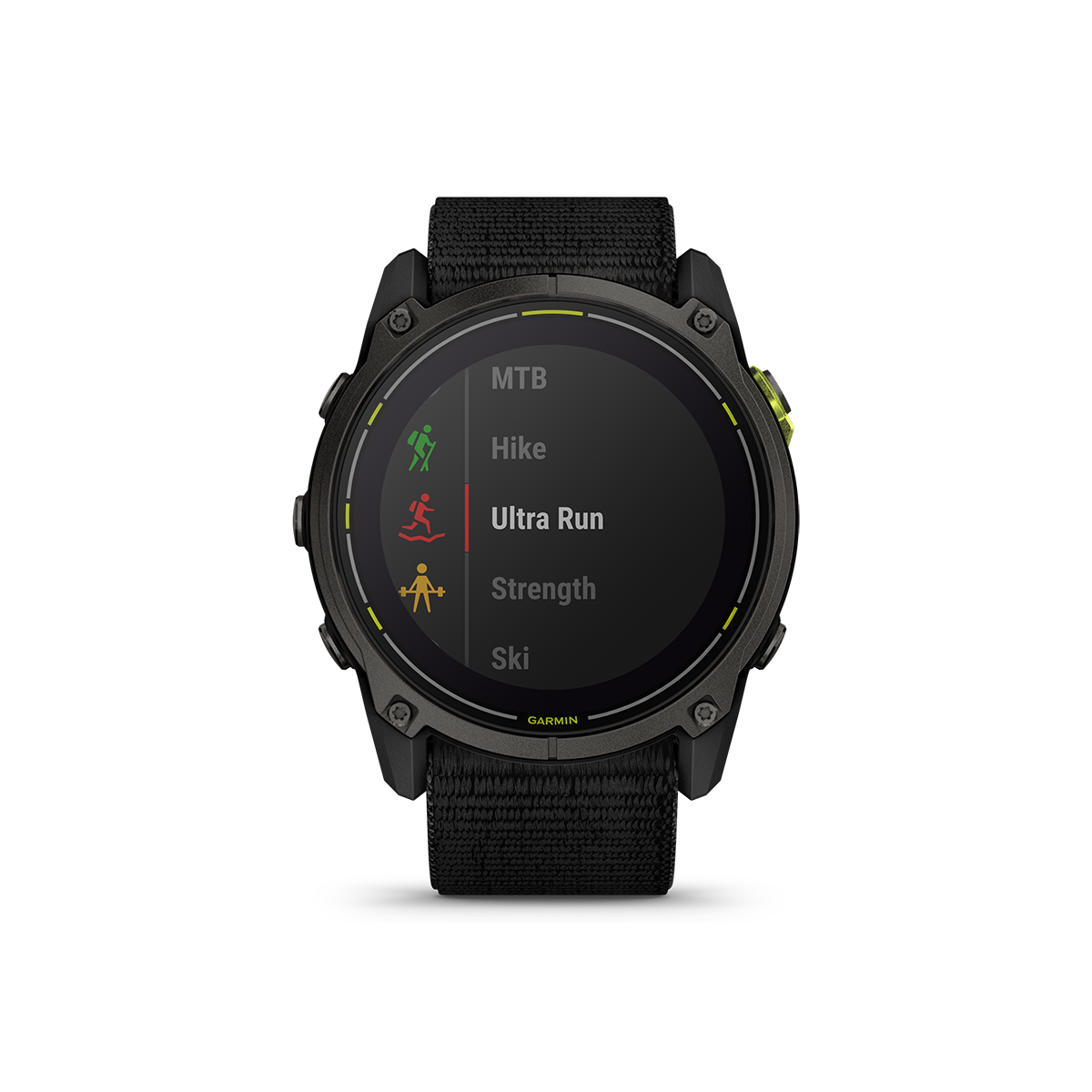 Garmin Enduro 3 activity list