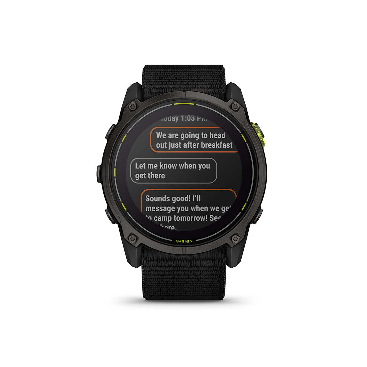 Garmin Enduro 3 messaging